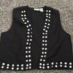 Susan Bristol Black Casual Vest
